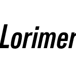 Lorimer No 2 Trial Condensed Semibold