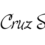 CruzScriptW01-CalligraphicPro