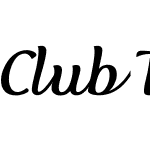 ClubType$ScriptW01-Bold