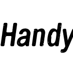 Handy Sans Condensed Distressed Oblique