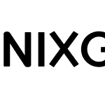 NIXGONSANS-B V1.0