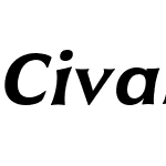 CivaneW01-ExtDemiItalic