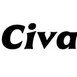 CivaneW01-ExtBlackItalic