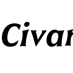 CivaneW01-CondDemiItalic