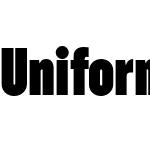 Uniform Extra Condensed