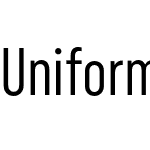 Uniform Extra Condensed