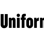 Uniform Extra Condensed