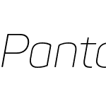 Panton ExtraLight Italic