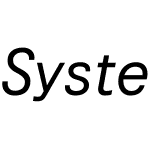 System85Pro-Italic