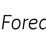 Foreday Sans