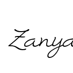 Zanya-Italic