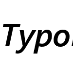 TypoPRO Webly Sleek