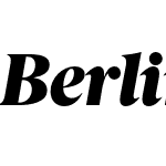 Berlingske Serif Blk