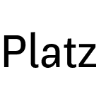 Platz Grotesk Regular