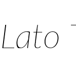 Lato Thin