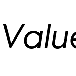 Value Sans Pro