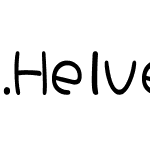 .Helvetica Neue Interface