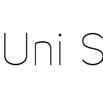 Uni Sans Thin