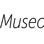 MuseoSansCondW03-100Italic