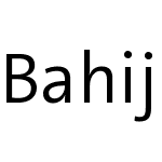 Bahij TheSansArabic