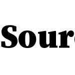 Source Serif Pro Black