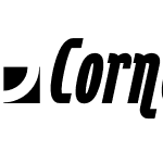 CornerstoneFlair-BlackItalic