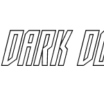 Dark Dominion Outline Italic