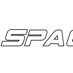 Space Ranger Outline Italic