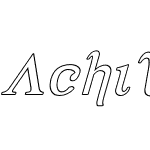 Achilles Outline Italic