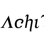 Achilles Semi-Italic