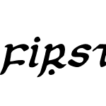 First Order Semi-Italic