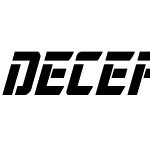 Deceptibots Condensed Italic