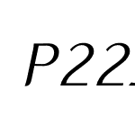 P22SpiggiePro-Italic