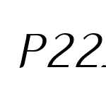 P22SpiggiePro-Italic