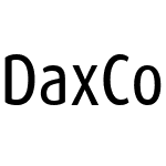 DaxCondensed