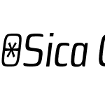 SicaCondensed-RegularItalic