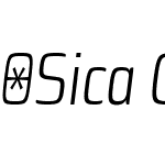 SicaCondensed-LightItalic