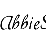 Abbie Script Bold