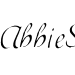 Abbie Script Light