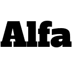 Alfa Slab One