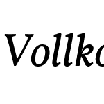 Vollkorn Italic