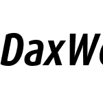 DaxWebW04-CondBoldIta