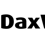 DaxWebW04-WideXbold