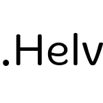 .Helvetica Neue Interface