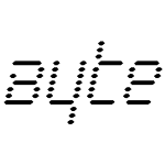 Byte Police Condensed Italic