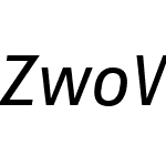 ZwoWebPro-ItalicW04-Regular