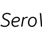 SeroWebW07-LightItalic