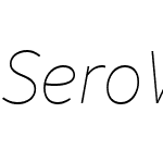 SeroWebW07-ExtrathinItalic