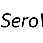SeroWebW07-Italic