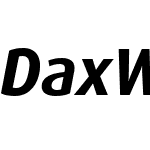DaxWebW07-BoldIta